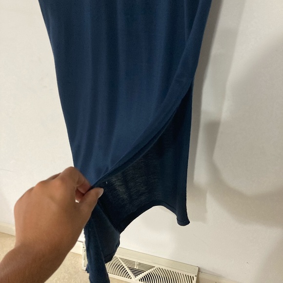 FOREVER 21 woman’s size small navy maxi dress - Picture 4 of 4